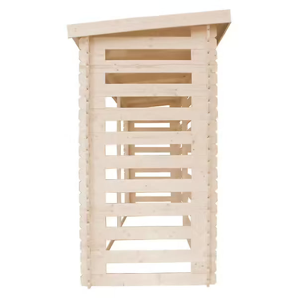 TIMBELA Abri à Bûches M203 - l112xl450xh199 Cm/ 4m2