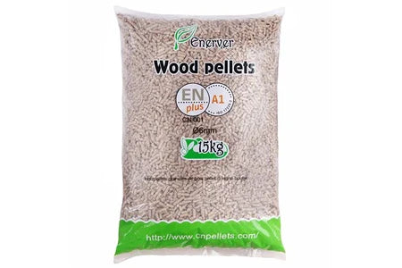 ENERVER Wood Pellets - Granulés De Bois Sac 15 Kg - X20 Sacs - 300kg