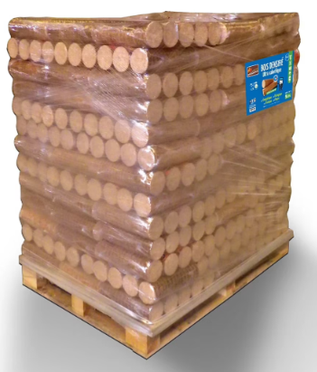 Bûche densifiées Woodstock 104 packs de 5 (1 palette)