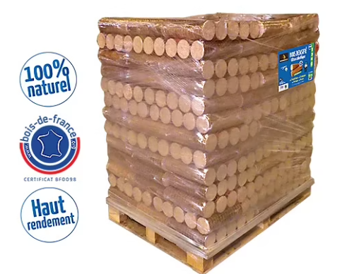 Bûche densifiées Woodstock 104 packs de 5 (1 palette)
