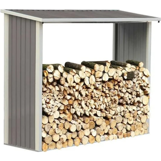 HABITAT ET JARDIN Abri Bûches Métal "victor