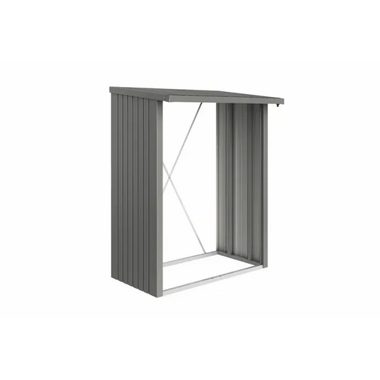 Abri bûches  Biohort WoodStock 150 Gris quartz métallique